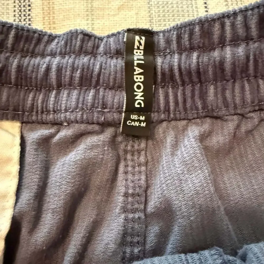 Billabong Larry Corduroy Elastic Waist Shorts
